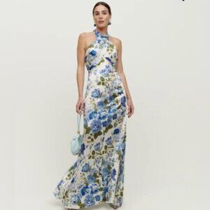 Reformation Veria Silk Max Dress